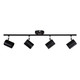 Spotlight Black 4 Light GU10 35W 71cm Spotlight Black 4 Light GU10 35W 71cm
